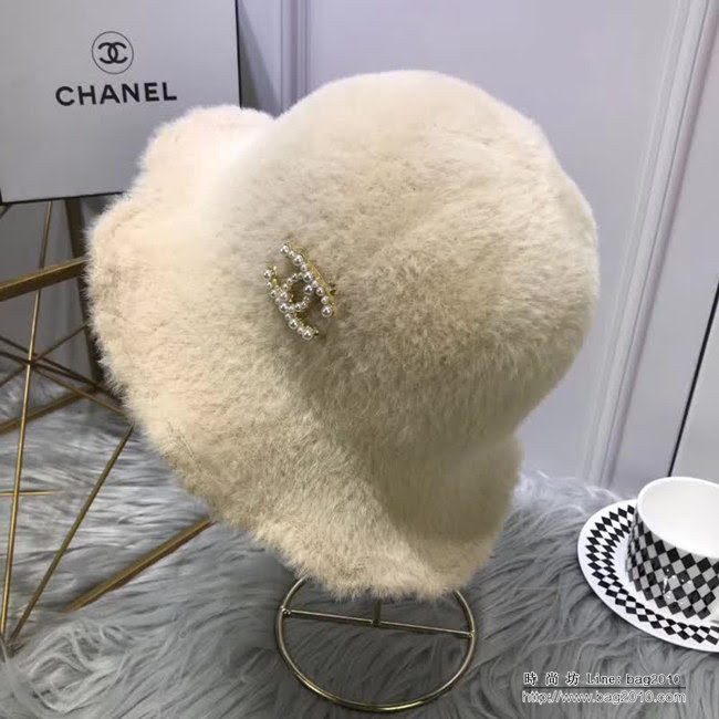 CHANEL香奈兒 專櫃新品 火爆經典款 秋冬小香風 時尚小盆帽 LLWJ7124